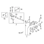 L1MZ8592A - : Water Inlet Tube for Ford Image