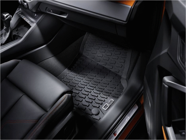 83B061221041 - Interior: All-Weather Floor Mats - Front for Audi: Q3 Image
