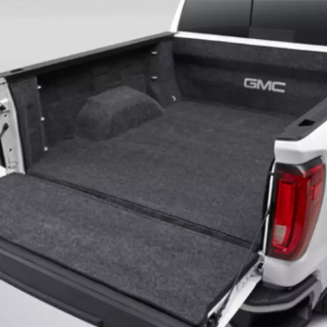 84655120 - Exterior: Carpeted Bed Liner With Gmc Logo (For Short for GMC: Sierra 1500, Sierra 1500 Limited Image
