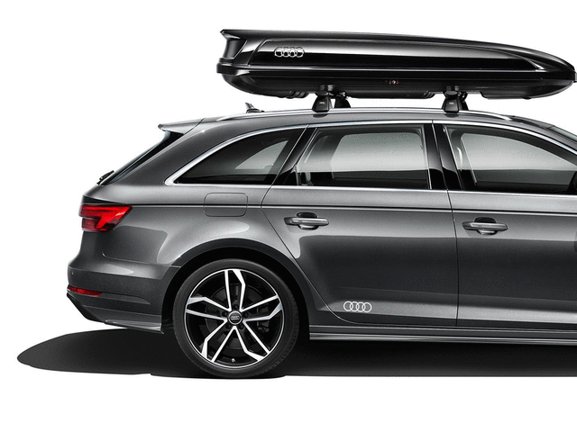 8W0064317B - Exterior: Audi Rings Decal, Silver for Audi: A4 allroad, A4 Quattro, A5 Quattro, A5 Sportback, RS5, RS5 Sportback, S4, S5 Image