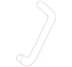 4635004500 - : Molded Hose for Mercedes-Benz Image
