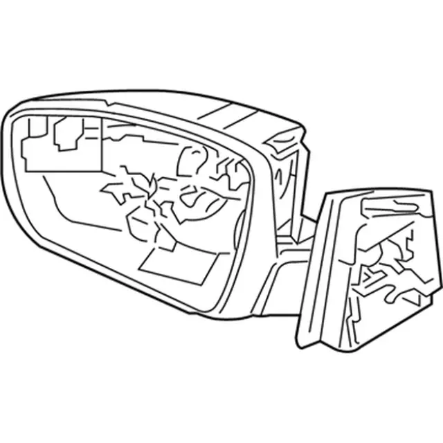 F1EZ17682S - Body: Mirror Assembly for Ford Image