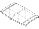F81Z2550202BA - Body: Roof Panel for Ford: F-250 Super Duty, F-350 Super Duty, F-450 Super Duty, F-550 Super Duty Image