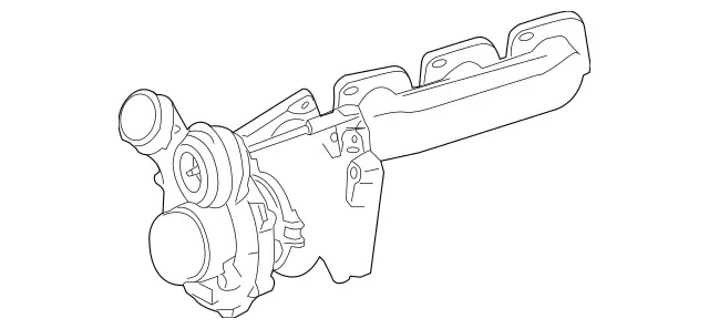 1570900780 - : Exhaust Gas Turbocharger for Mercedes-Benz Image
