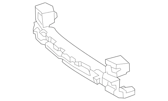 1668851437 - Detachable Parts: Impact Absorber for Mercedes-Benz: GL350, GL450, GL550, GL63 AMG, GLS350d, GLS450, GLS550, GLS63 AMG Image image