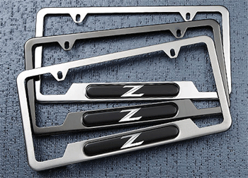 License Plate Frame (Z Logo) (Chromed - Nissan (999MB-ZW000)