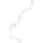 2235007000 - Cooling/Auxiliary Heating: Coolant Hose for Mercedes-Benz: 350SD, S500, S580e Image