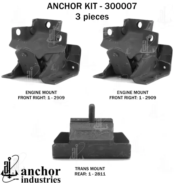 300007 - Engines &amp; Components: Anchor Engine Mount Kit for Anchor Image