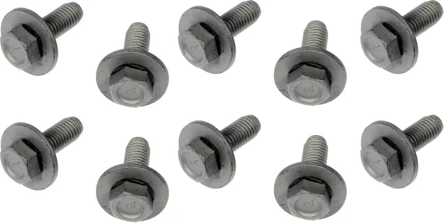 961048D - Engines &amp; Components: Splash Shield Retainer Bolt With Washer - M10-1.5 x 26.5mm for Dorman Image