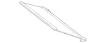 2128109500 - Trim: Roller Sunblind for Mercedes-Benz Image