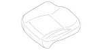 91488899J86 - Body: Cushion Cover for Mercedes-Benz Image