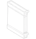 1975000103 - Radiator: Radiator for Mercedes-Benz Image