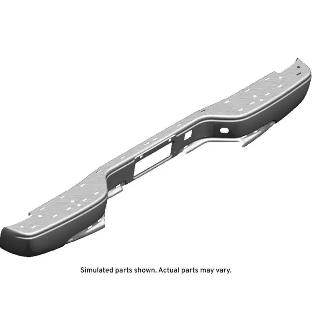 88944059 - Body: Rear Bumper Impact Bar for Chevrolet: Silverado 1500, Silverado 1500 Classic, Silverado 1500 HD, Silverado 1500 HD Classic, Silverado 2500, Silverado 2500 HD, Silverado 2500 HD Classic, Silverado 3500, Silverado 3500 Classic, Silverado 3500 HD | GMC: Sierra 1500, Sierra 1500 Classic, Sierra 1500 HD, Sierra 1500 HD Classic, Sierra 2500, Sierra 2500 HD, Sierra 2500 HD Classic, Sierra 3500, Sierra 3500 Classic, Sierra 3500 HD Image
