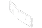 2128850581 - Detachable Parts: License Plate Holder for Mercedes-Benz Image