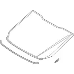 DS7Z5442006C - Body: Back Glass for Ford: Fusion Image