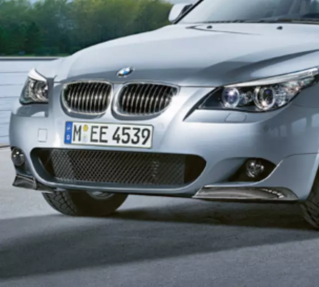 51190412952 - Exterior: M Carbon Fiber Front Trim - Sedan - Right for BMW: 528i, 528i xDrive, 535i, 550i Image