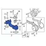 LC3Z8C368D - Cooling System: Water Manifold for Ford Image