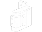 910740900064 - : Upper Hinge for Mercedes-Benz: Sprinter 1500, Sprinter 2500, Sprinter 3500, Sprinter 3500XD, Sprinter 4500 Image