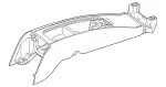 21784000781C13 - Body: Rear Console for Mercedes-Benz Image