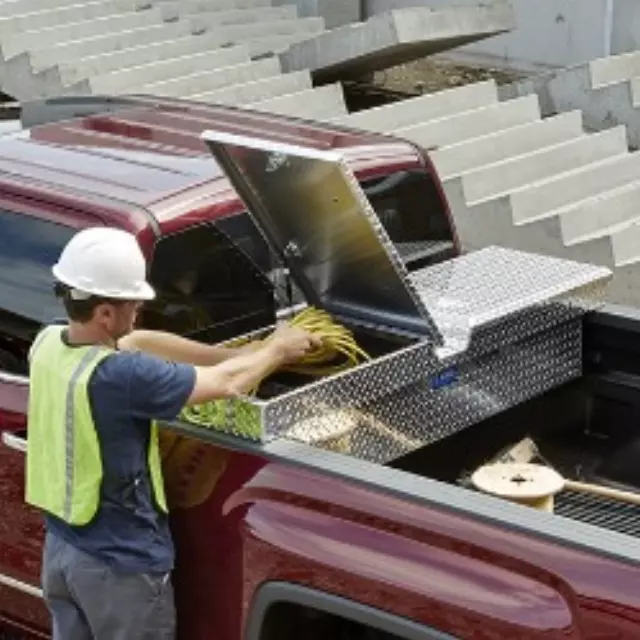 19329842 - Exterior: Bed Tool Box for Chevrolet: Silverado 1500, Silverado 1500 LD, Silverado 1500 LTD, Silverado 2500 HD, Silverado 3500 HD | GMC: Sierra 1500, Sierra 1500 Limited, Sierra 2500 HD, Sierra 3500 HD Image