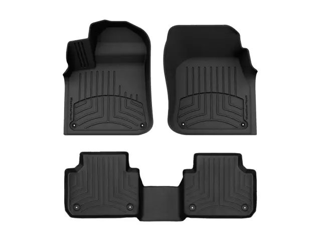 44148812IM - Accessories: Front &amp; Rear Black FloorLiner™ HP for WeatherTech Image