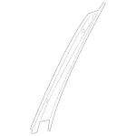 2216901887 - Front Doors: Trim Molding for Mercedes-Benz Image