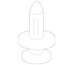 9911198 - Covering and Lining: Clamp for Mercedes-Benz Image