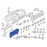ML3Z10890A - Body: Cluster Visor for Ford Image