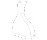 21126753108L41 - : Shift Knob for Mercedes-Benz Image