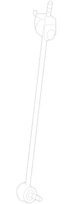 2223200389 - : Torsion Bar Linkage for Mercedes-Benz: Maybach S550, Maybach S560, Maybach S600, Maybach S650, S450, S550, S550e, S560, S600, S63 AMG, S65 AMG Image