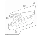 20572012321C13 - Body: Door Trim Panel for Mercedes-Benz Image
