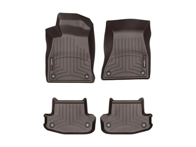 479371479072 - Accessories: Front &amp; Rear Cocoa FloorLiner™ DigitalFit® for WeatherTech Image