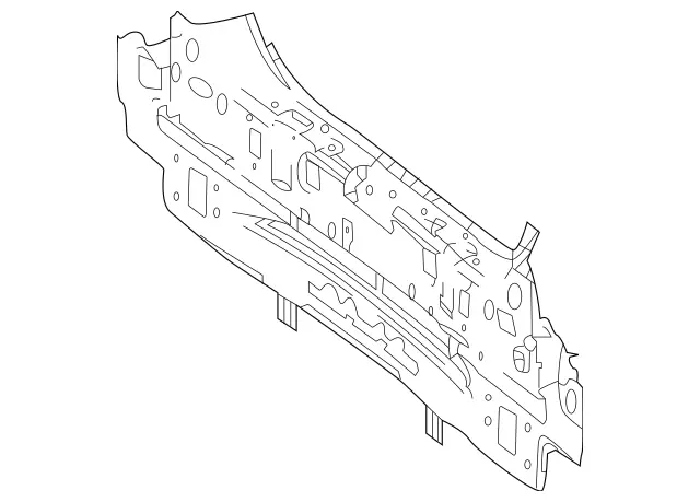 2136404800 - Rear End: Rear-End Center Section for Mercedes-Benz: E300, E350, E43 AMG Image image