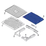 M1PZ7813046GA - Body: Package Tray for Ford: Bronco Sport Image