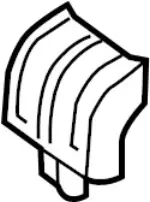 894063JA0B - Body: Recline Cover for INFINITI: JX35, QX60 Image