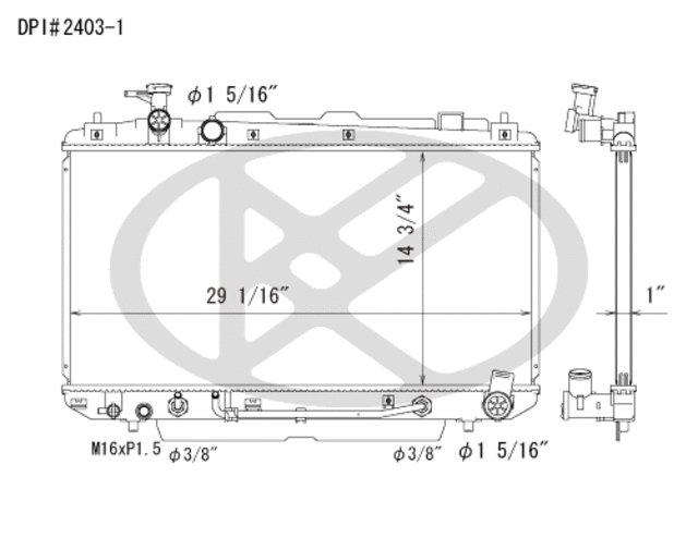 A24031 - : Koyorad Radiator for Koyo Image