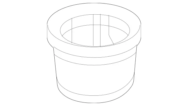 1908100028 - : Ashtray Insert for Mercedes-Benz: AMG GT, AMG GT 43, AMG GT 53, AMG GT 63, AMG GT 63 S, AMG GT 63 S E Performance, AMG GT Black Series, AMG GT C, AMG GT R, AMG GT S Image