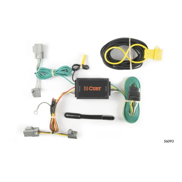 56093 - Electronics: Custom Wiring, 4-Way Flat Output, Select Ford Taurus, Explorer, Lincoln MKS for CURT Image