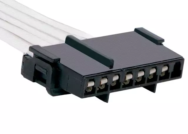 PT272 - Electrical, Lighting and Body: 8-Way Female Black Multi-Purpose Pigtail for ACDelco Image