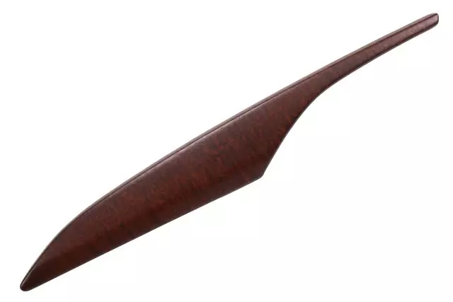 Natural Sapele Front Driver Side Door Trim Panel Applique - GM (23450069)