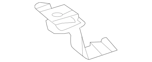 1665240240 - Chassis Sheet Metal Parts/Air Intake: Holder for Mercedes-Benz: GL350, GL450, GL550, GL63 AMG, GLE300d, GLE350, GLE400, GLE43 AMG, GLE450 AMG, GLE550e, GLE63 AMG, GLE63 AMG S, GLS350d, GLS450, GLS550, GLS63 AMG, ML250, ML350, ML400, ML550, ML63 AMG Image image