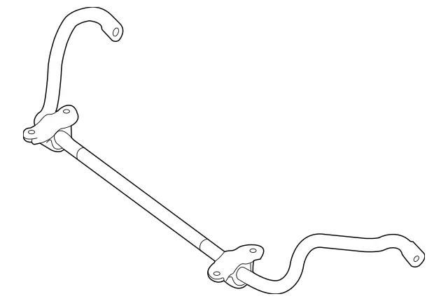 218323036564 - Suspension: Stabilizer Bar for Mercedes-Benz Image