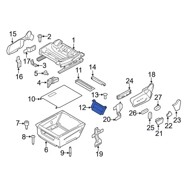 BK2Z5461748AS - Body: Track Cover for Ford: E-Transit, Transit-150, Transit-250, Transit-350, Transit-350 HD Image