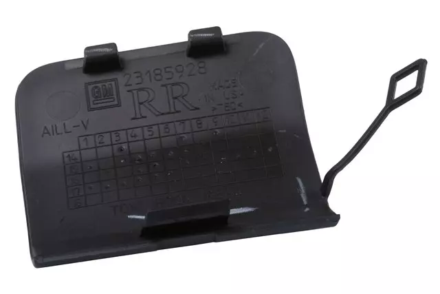 Primed Rear Bumper Fascia Tow Eye Access Hole Cover - GM (23450908)