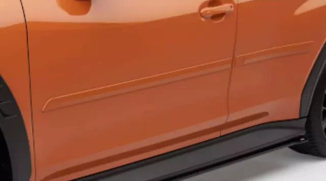 J101SVC000Q9 - Exterior: Body Side Molding - Solar Orange Pearl for Subaru: WRX Image