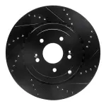63321039R - : DFC Brake Rotor - Drilled and Slotted - Black for DYNAMIC FRICTION Image