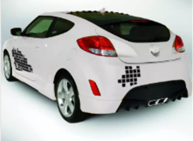 2VF30AC200PGU - Exterior: Rear Body Kit for Hyundai: Genesis Coupe, Sonata, Veloster Image