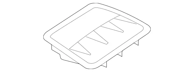 21183103368K67 - Body: Vent Grille for Mercedes-Benz Image