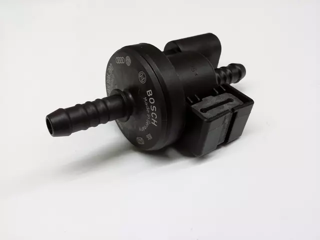 6E906517A - Emission System: Diverter Valve for Volkswagen: Beetle, Eos, Golf, Golf R, GTI, Jetta, Passat, Rabbit, Touareg Image
