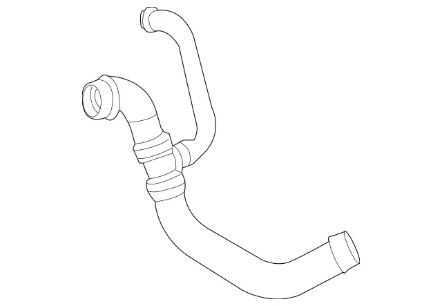 2315015282 - Radiator: Coolant Hose for Mercedes-Benz: SL400, SL450 Image image